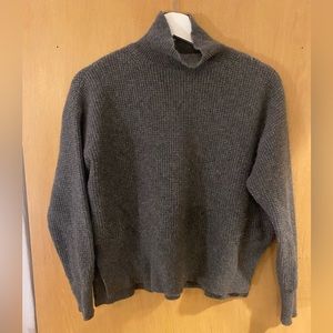 Everlane Cashmere Waffle Square Turtleneck